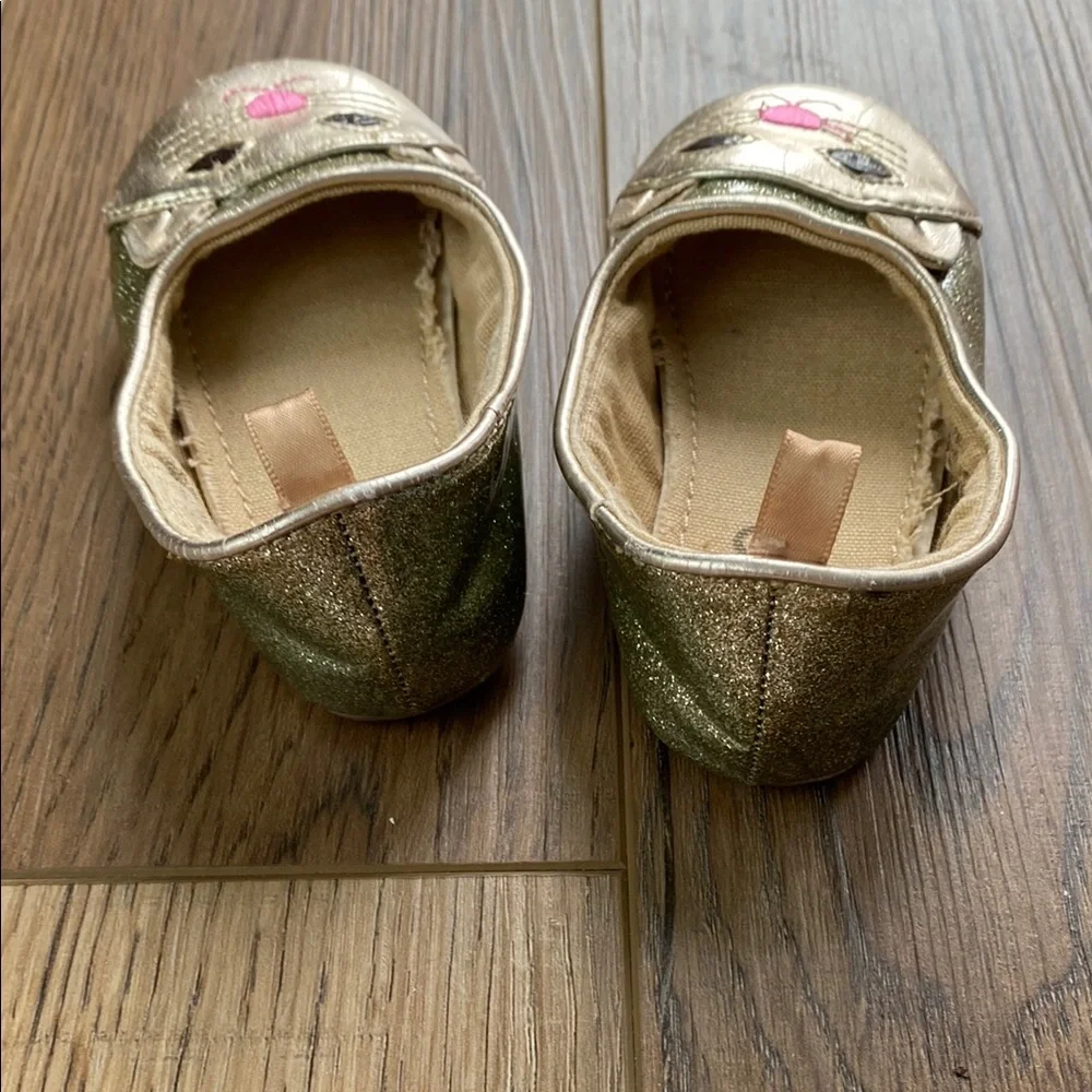 Gap | Gold Cat Face Kids Shoes